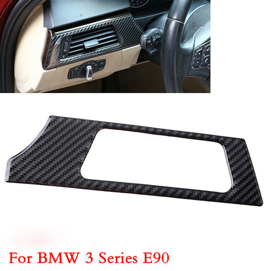 Carbon Fiber Interior Side Air Vent Outlet Trim For BMW 3 Series E90-92 05-12 UK