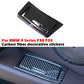 Set Real Carbon Fiber Interior Cover Trim Fit For BMW F30 F31 F32 F35 UK