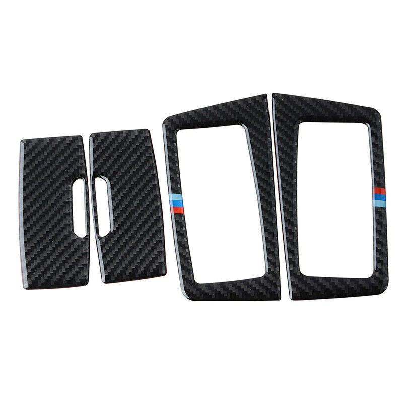 Set Real Carbon Fiber Interior Cover Trim Fit For BMW F30 F31 F32 F35 UK