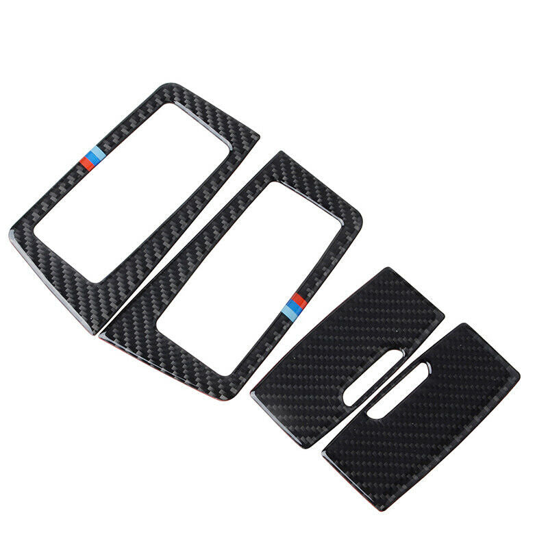 Set Real Carbon Fiber Interior Cover Trim Fit For BMW F30 F31 F32 F35 UK