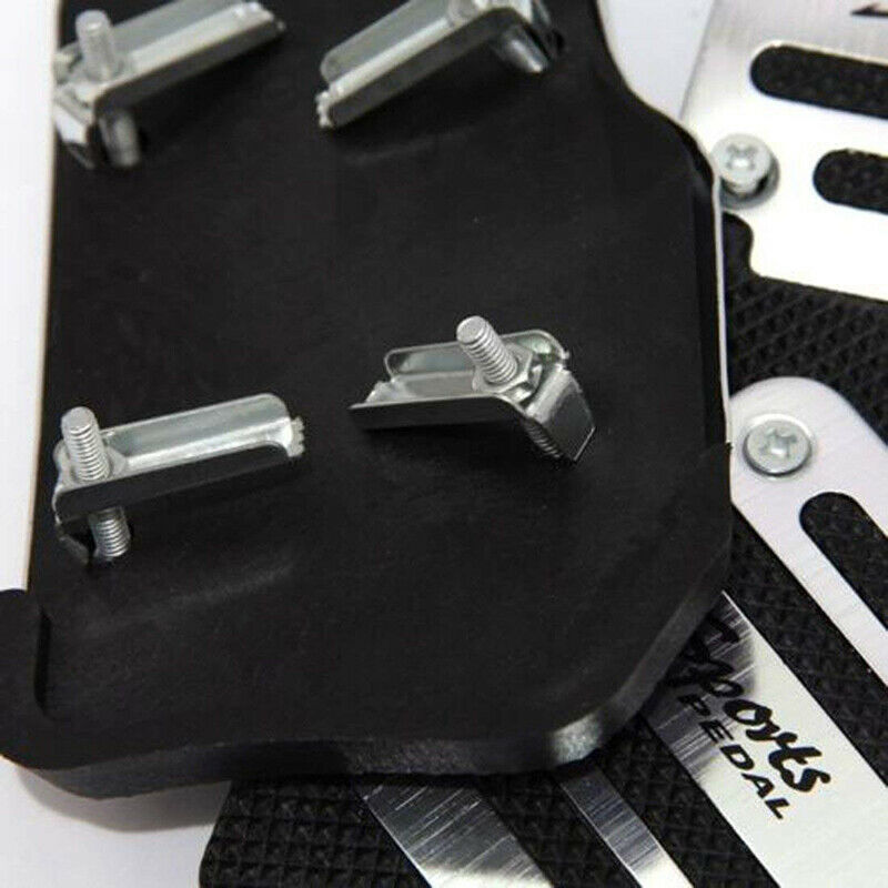 1 Set Silver Universal Non-Slip Pedals Pad Cover Car Interior Decor Accessories