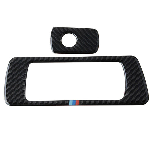 Sedan CFRP Co-pilot Storage Box Handle Trim For 2013-2019 BMW 3 Series F30 F34