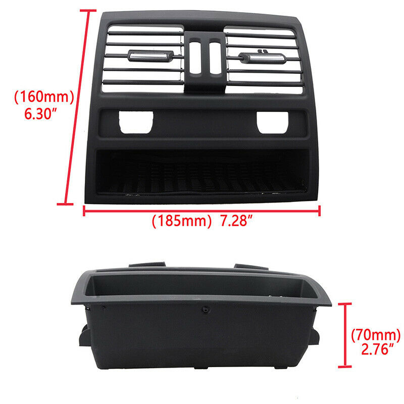 Rear Center Console Fresh Air Outlet Vent Grille Cover Fit For BMW 5 Series F10