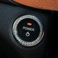 Auto Car SUV Decorative Silver Accessories Button Start Switch Diamond Ring UK a