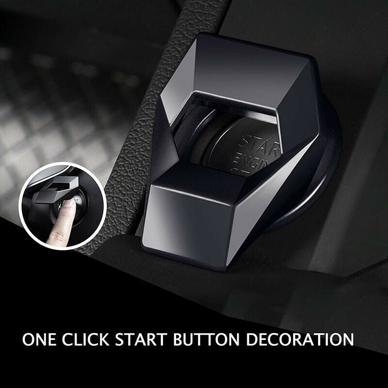 Universal Car Engine Start Stop Push Button Switch Trim Cover Car Accessories