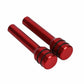 2Pcs Red Alloy Truck Car Interior Door Locking Lock Knob Pull Pins Accessories