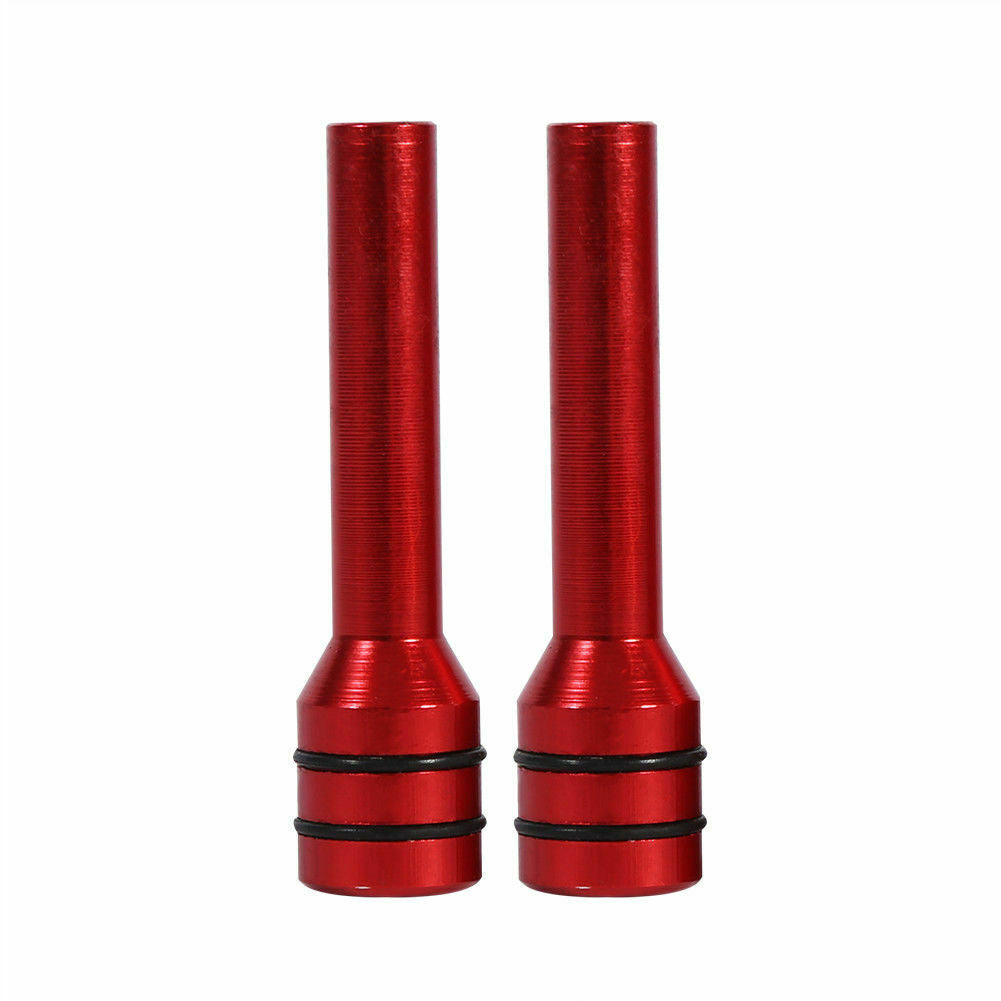 2Pcs Red Alloy Truck Car Interior Door Locking Lock Knob Pull Pins Accessories