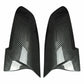 Pair Carbon Fiber Rearview Side Mirror Cover Caps For BMW 1 Series F20 F21 F23