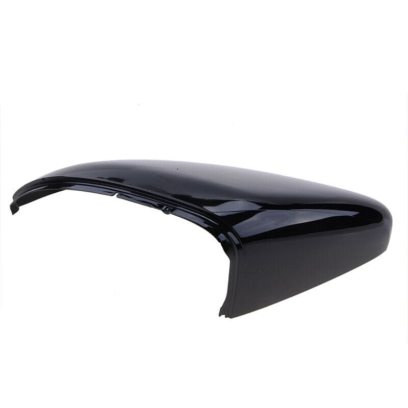 Gloss Black Wing Mirror Cover Caps Casing For VW Golf Mk7 Mk7.5 R GTI 2014-2018