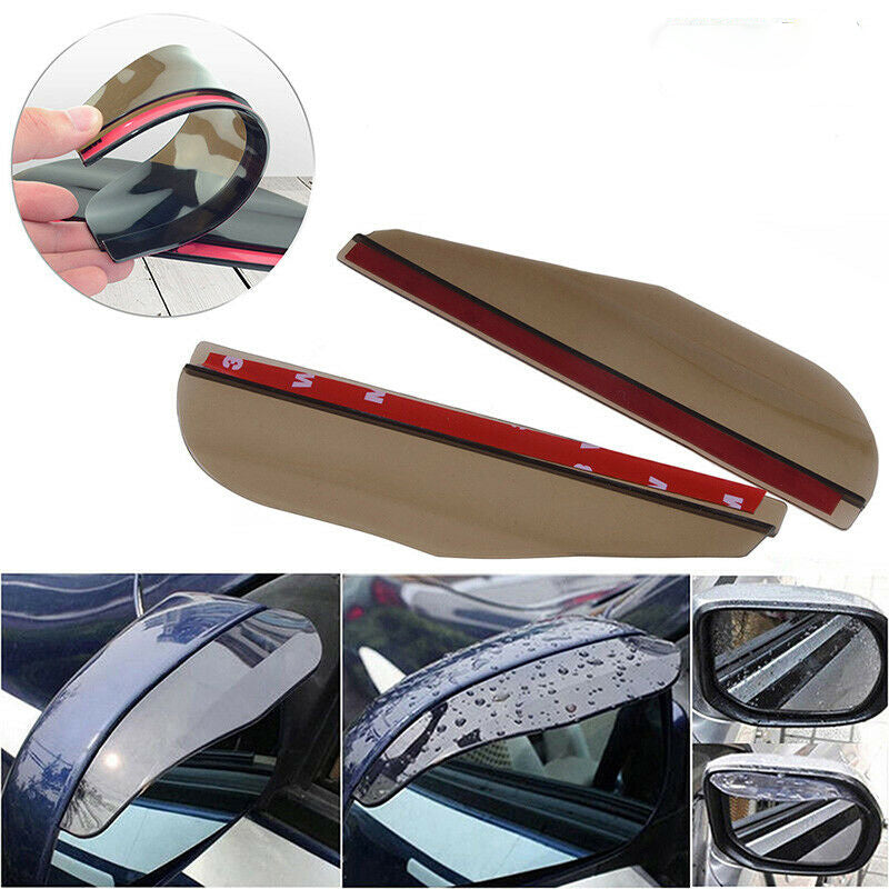 Universal Car Rear View Wing Mirror Sun Shade Shield Rain Board Eyebrow Guard e