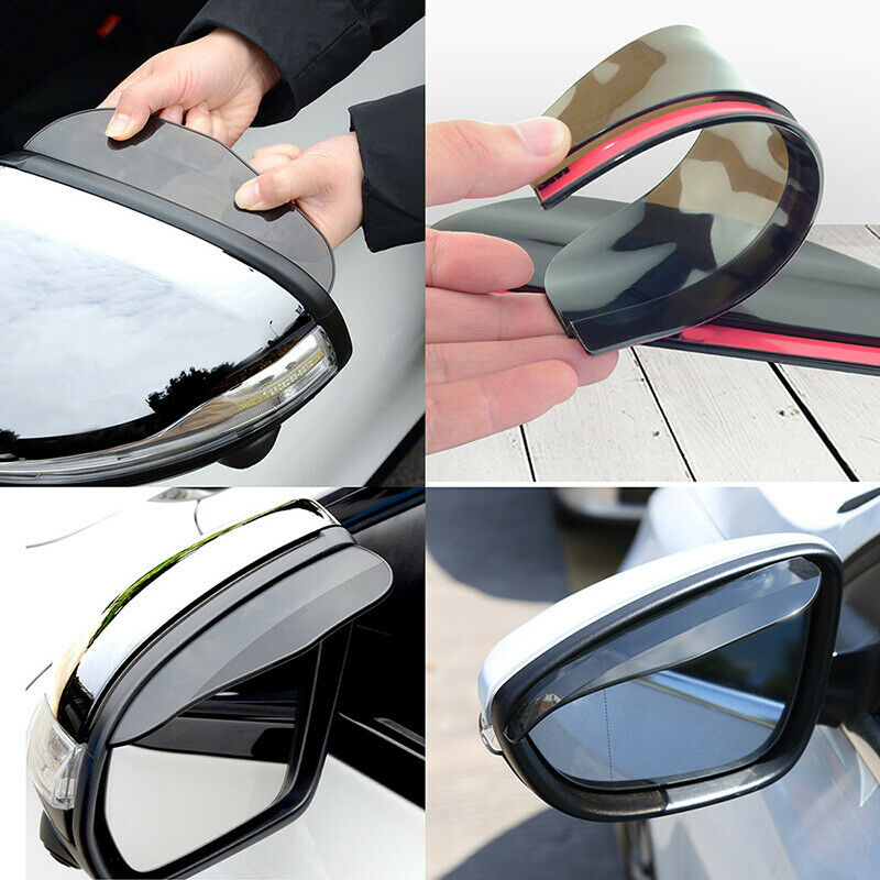 Universal Car Rear View Wing Mirror Sun Shade Shield Rain Board Eyebrow Guard e