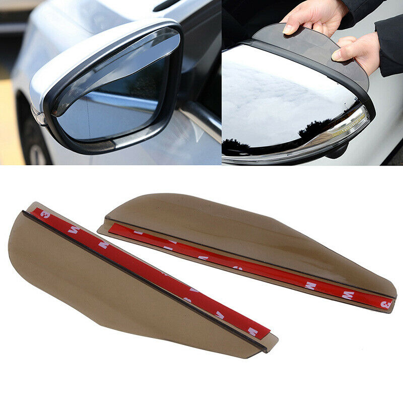 Universal Car Rear View Wing Mirror Sun Shade Shield Rain Board Eyebrow Guard e