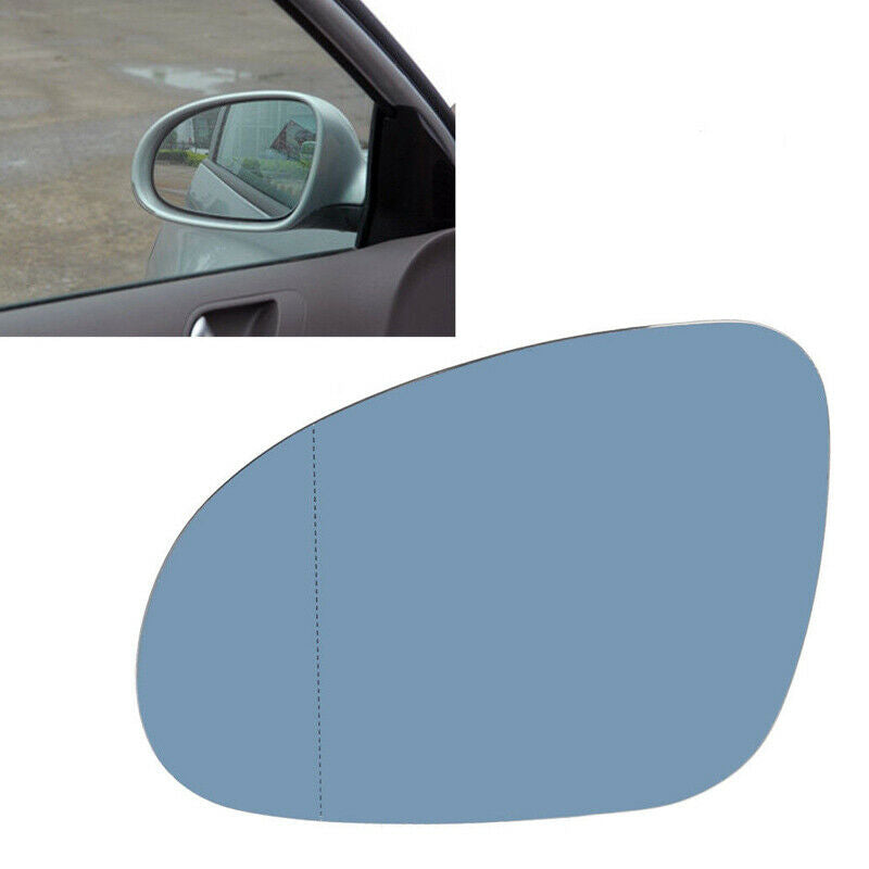 2x Wing Mirror Glass Heated Blue for VW Golf MK5 2004-2008 Passat B6 GTI Jetta e