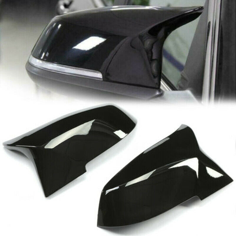 M performance Mirror Cover Cap Gloss Black For BMW F20 F22 F30 F32 F33 F36 E84