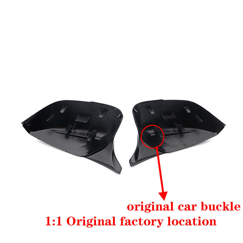 Carbon Fiber Side Mirror Cover Caps For Infiniti Q50 Q60 QX30 Q70 2014-2021