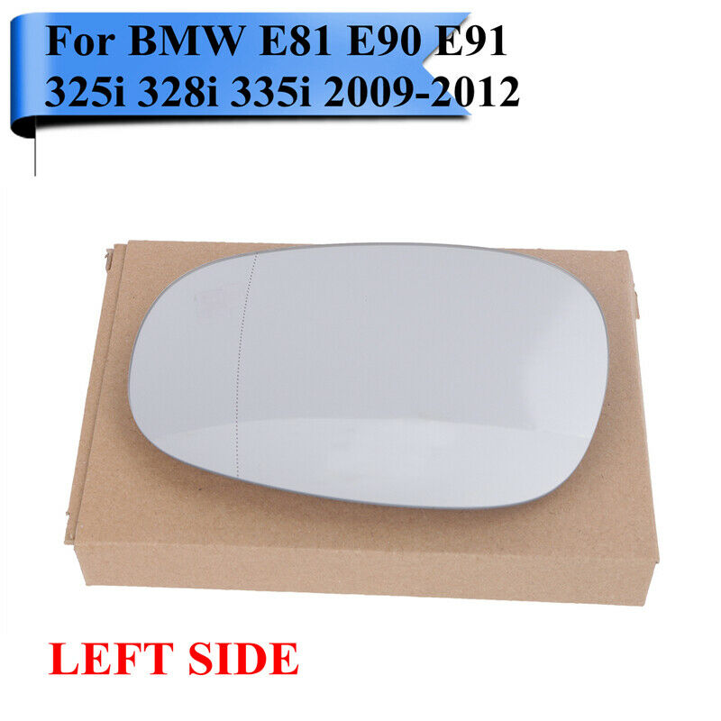 Left Heated Wing Aspheric Mirror Glass For BMW E81 E88 E90 E91 E92 LCI 2009-2012