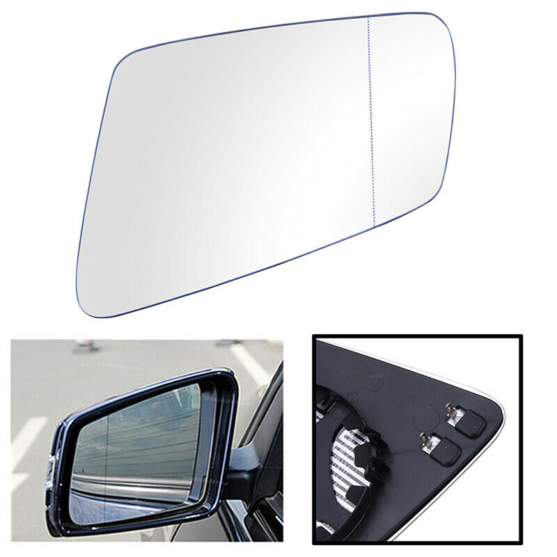 For Mercedes C E Class W204 W212 Left Passenger Heated Wing Mirror Glass 2011-16