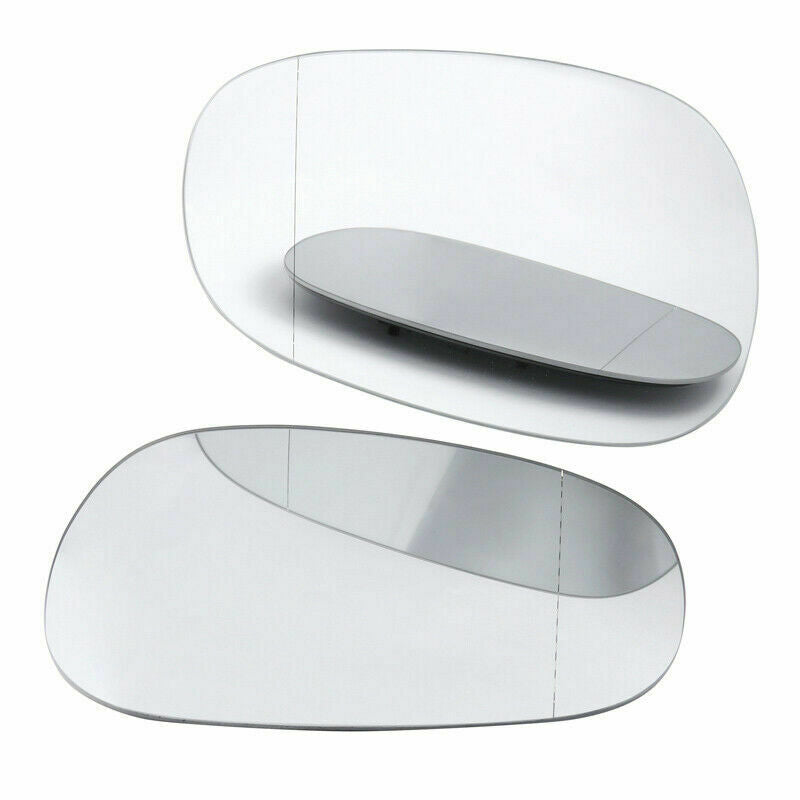 Left+Right Side Mirror Glass With Clip For BMW 3 E90 2008-2012 Aspherical Heated