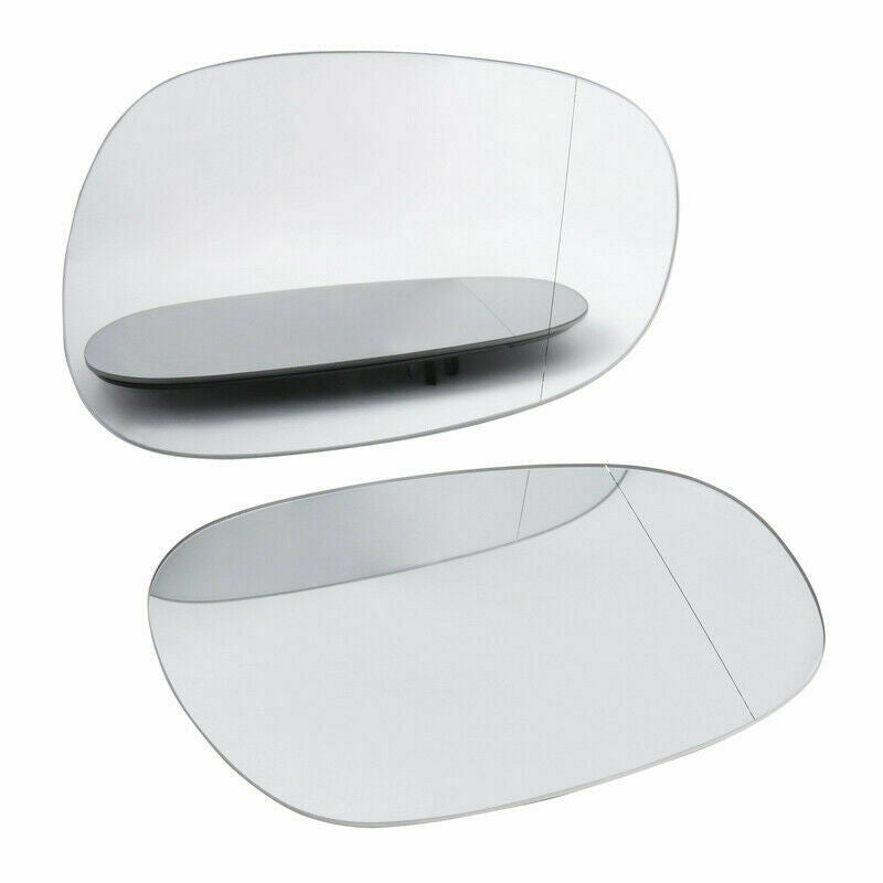 Left+Right Side Mirror Glass With Clip For BMW 3 E90 2008-2012 Aspherical Heated