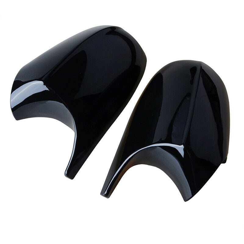 2x Gloss Black Door Wing Mirror Cap Covers For BMW E90 E91 E92 E93 LCI 2008-2012