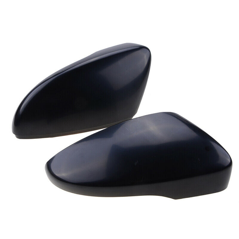 Pair Black Wing Mirror Cover Casing For VW CC Passat B7 Beetle EOS Scirocco UK