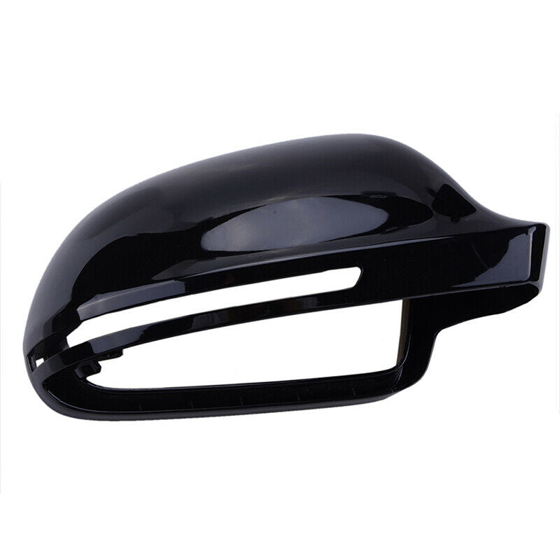 FOR AUDI A3 A4 A5 A6 Q3 2009-2012 BLACK DOOR WING MIRROR COVERS CAPS RIGHT SIDE