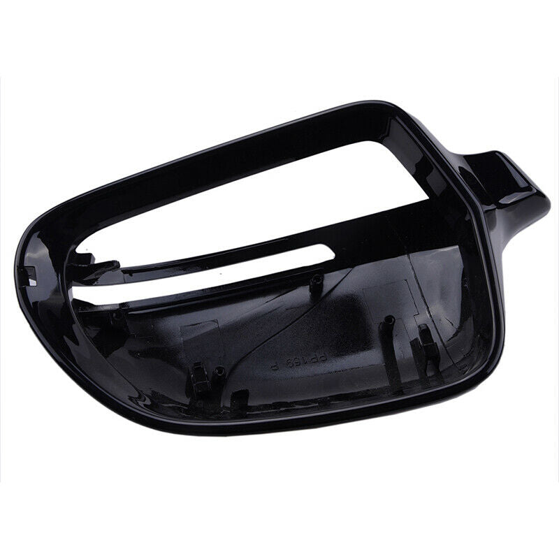 FOR AUDI A3 A4 A5 A6 Q3 2009-2012 BLACK DOOR WING MIRROR COVERS CAPS RIGHT SIDE