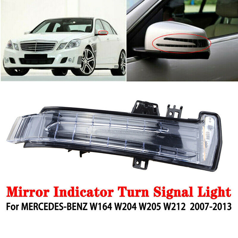 Left Rear Turn Signal LED Mirror Indicator For Mercedes Benz W212 W164 W204 W205