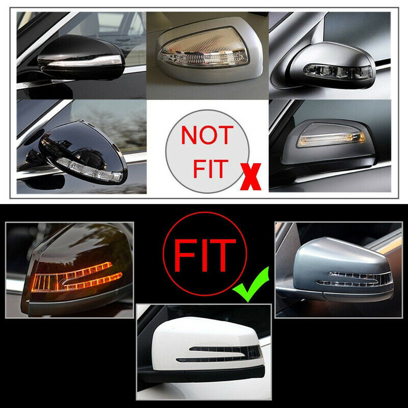 Left Rear Turn Signal LED Mirror Indicator For Mercedes Benz W212 W164 W204 W205
