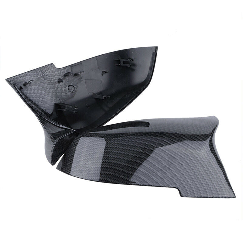 Kidney Grill+Carbon Fiber Mirror Caps Covers for BMW F30 Sedan 12-2018 320i 328i