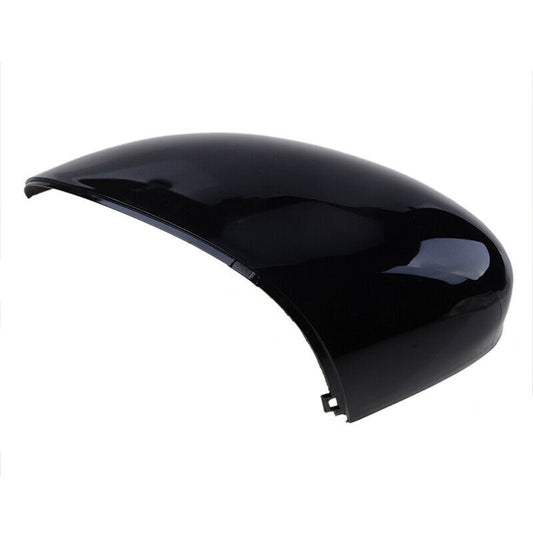 1PC Left Gloss Black Wing Mirror Cover Cap Painted For Ford Fiesta MK7 2008-2017