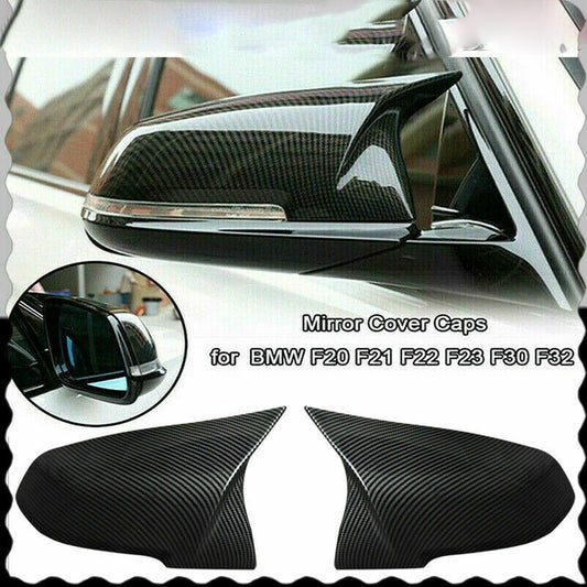 Mirror Cover M3 Style Caps Carbon Fiber For BMW F20 F21 F23 F30 F36 F32 F87 E84