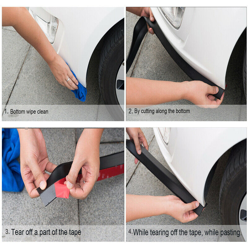 1M 3CM Car Door Sill Protector Seal Strip Trim Edge Bumper Guard Scratch