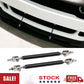 3.9inch Universal Adjustable Bumper Lip Splitter Rod Strut Bar Support Black UK