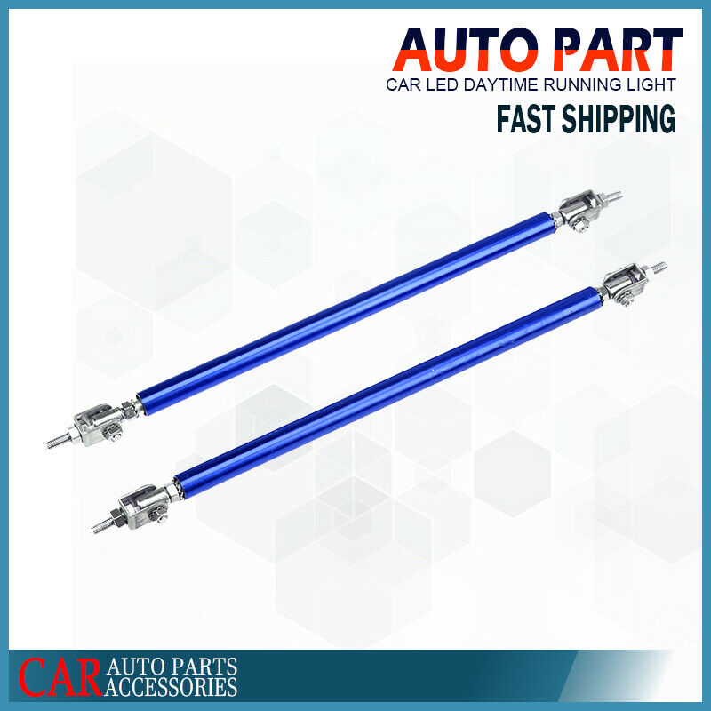 20CM Car Adjustable Front Rear Bumper Splitter Strut Lip Tie Rod Support Bar UK