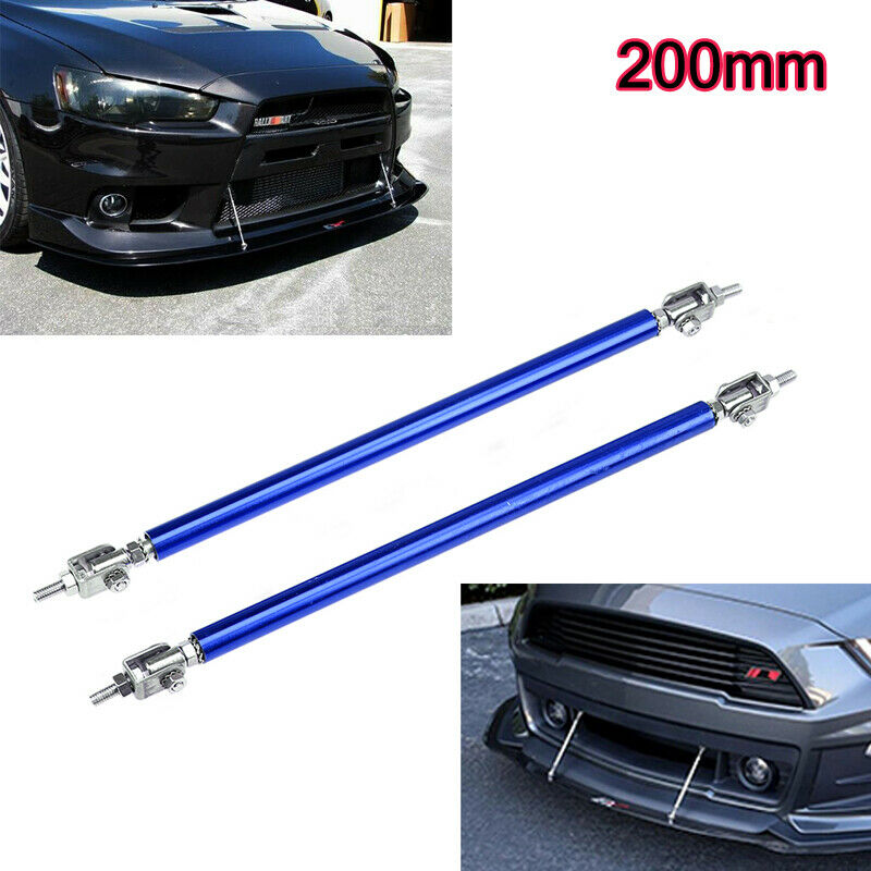 20CM Car Adjustable Front Rear Bumper Splitter Strut Lip Tie Rod Support Bar UK