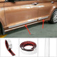 1M 3CM Car Door Sill Protector Seal Strip Trim Edge Bumper Guard Scratch Chrome