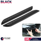 2Pcs Car Black Anti-rub Strip Bumper Body Corner Protector Guard Rubber UK AE