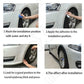 Car Wheel Eyebrow Arch Trim Lips Fender Flares Protector Carbon Fiber Look 25CM