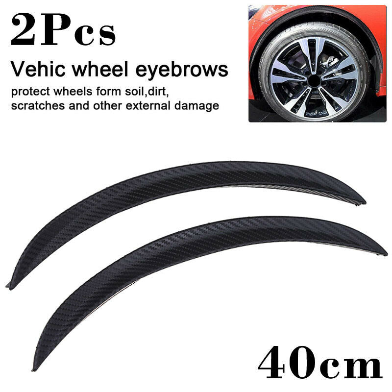 Set Universal Car Wheel Arch Trim Fender Flare Eyebrow Protector Sticker Stripe