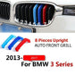 M Color Sport 3D Kidney Grill Grille Bar Cover Trim Fit for BMW 3 Series F30