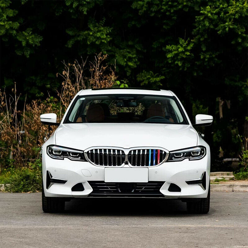 For BMW 3 Series G20 2019 2020 Kidney Grille M Sport 3 Colour Cover Stripe Clips