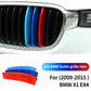 For BMW X1 E84 2009-2015 M-Sport 7 Bars Kidney Grill Grille Stripe Cover Clips e