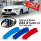 For BMW X1 E84 2009-15 M-Sport 7 Bars Kidney Grill Grille Stripe Cover Clips UK