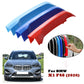 UK For BMW X1 F48 LCI 2020+Front Grill Grille Cover Clip Trim M-Color 3pcs