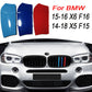 3PCS Kidney Grill Grille Cover Stripes Clips Fit for 2014-2018 BMW X5 X6 F15 F16