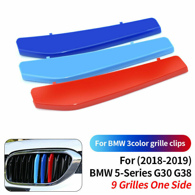 Set Grille Cover Clip Strip Trim For BMW 5 Series G30 G38 Accessories 2018-19 UK