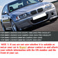 For BMW E46 2000-2003 M3 Gloss Black Front Bumper Kidney Grille Grill Dual Slat