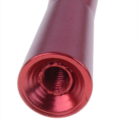 Red Extensible Car Auto Aerial Bee Sting Mast Antenna Ariel Arial Radio Stubby