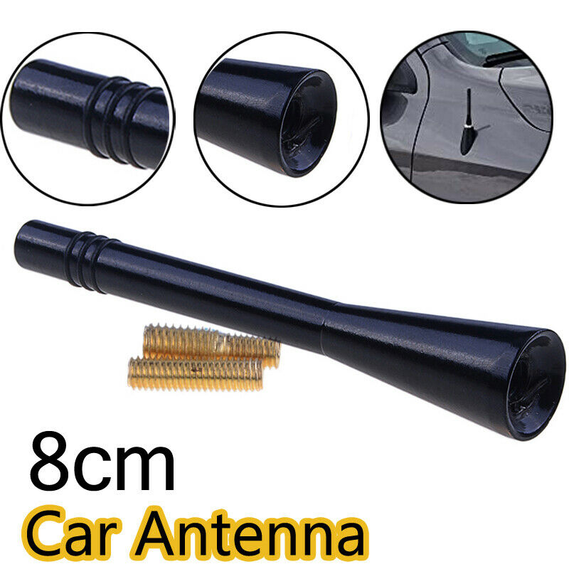 3" CAR BEE-STING STUBBY SHORT BLACK AERIAL ARIEL ARIAL MAST ANTENNA UK